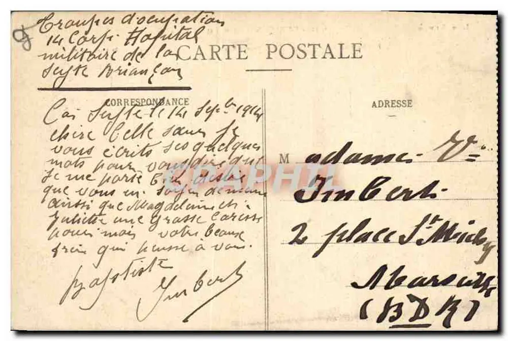 Briançon (1321 m.) e seus Fortes — Os Alpes - Verso