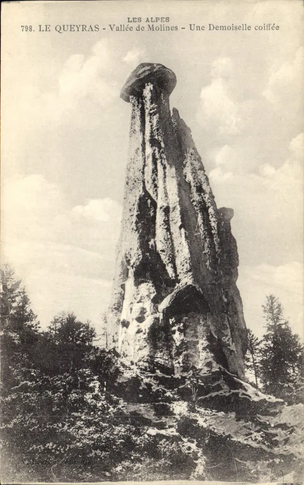 Le Queyras - Vallée de Molines - Eine Dame mit Frisur — Die Alpen, n°798 - Vorderseite