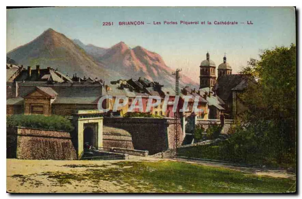 BRIANÇON — Les Portes Piqueroi und die Kathedrale — LL - Vorderseite