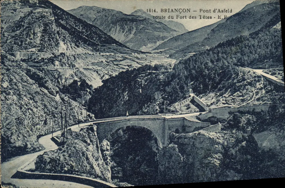 BRIANÇON — Pont d'Asfeld — route du Fort des Têtes — E.R. - Vorderseite