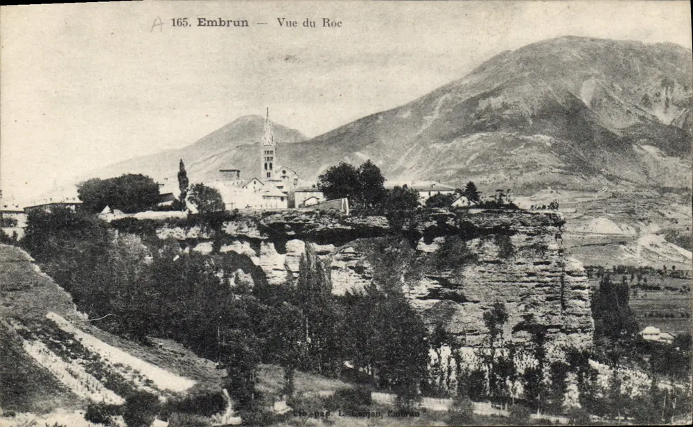 Embrun — Vista do Roc — L. Compon, Embrun - Frente