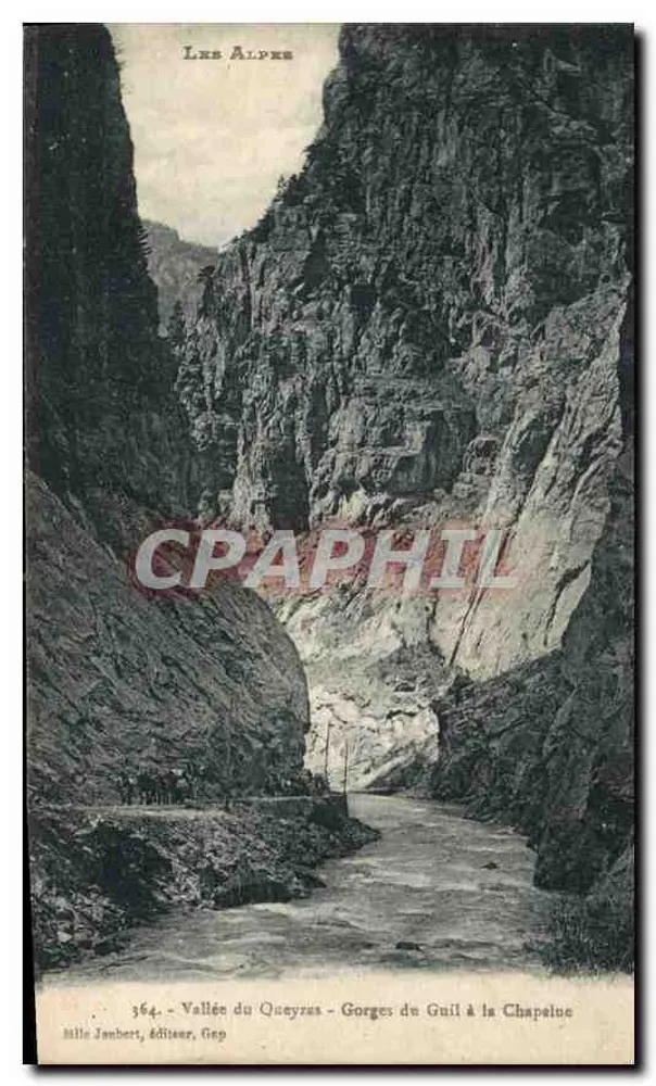 Gorges du Guil bei la Chapeluc — Tal der Queyres — Verlag Jambert, Gep - Vorderseite