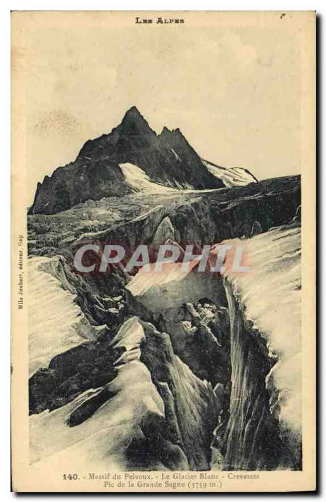 Die Alpen — Massiv des Pelvoux, Pic de la Grande Sagne (3739 m.) — Mille Joubert, Verlag, Nr. 140 - Vorderseite