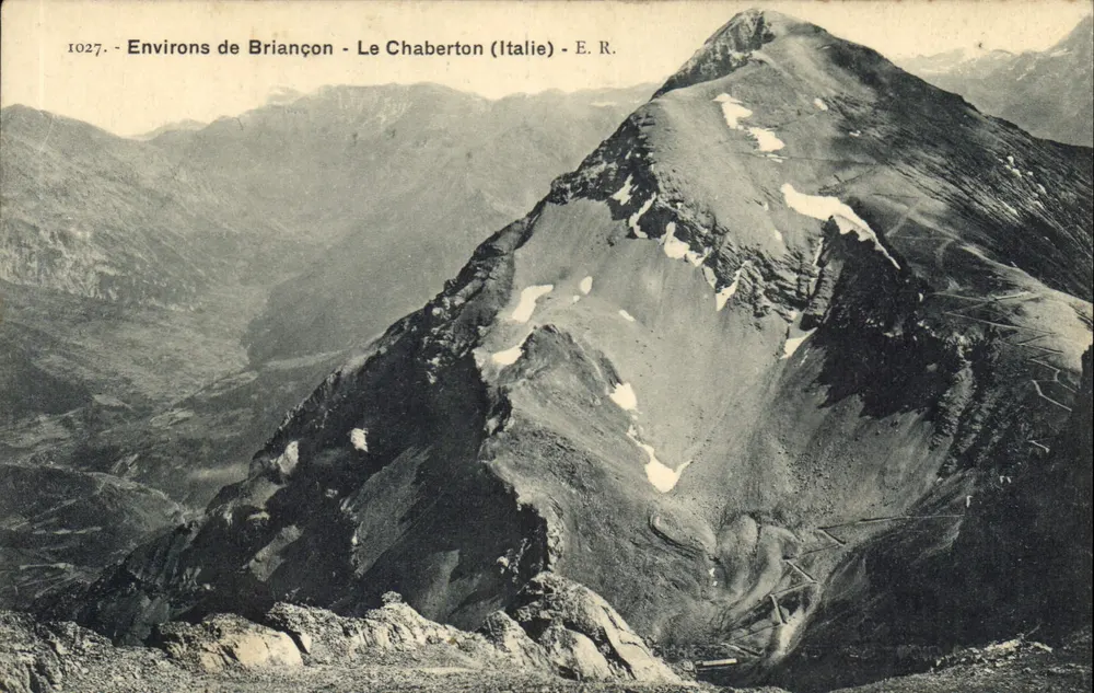 Arredores de Briançon - O Chaberton (Itália) - E. R. - n° 1027 - Frente