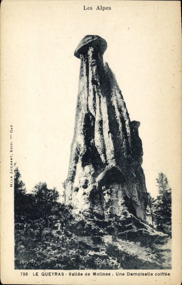 Le Queyras - Tal von Molines - Eine Dame mit Frisur — Mile Joubert, Gap, n°798 - Vorderseite