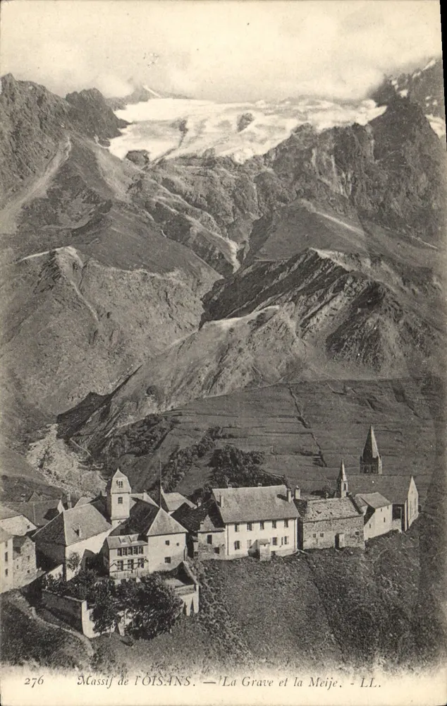 Massif de FOISANS — La Grave e a Meije — LL. — n° 276 - Frente