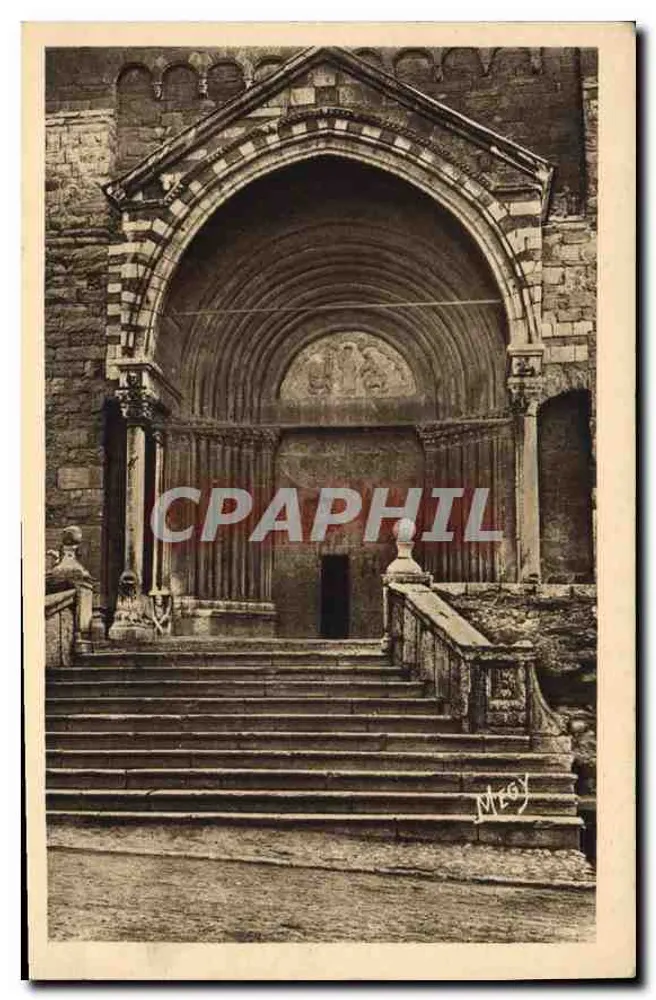Embrun — Portal der Kathedrale (12. Jahrhundert) — Mlle Joubert, Verleger Gap - Vorderseite