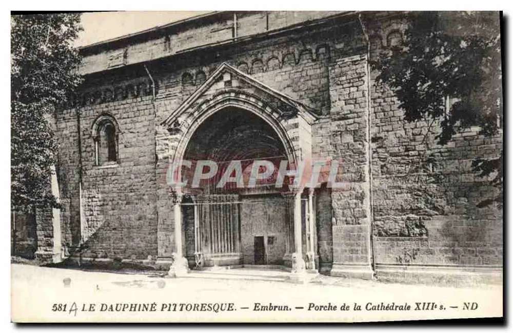 Embrun — Portal der Kathedrale 13. Jahrhundert — ND - Vorderseite