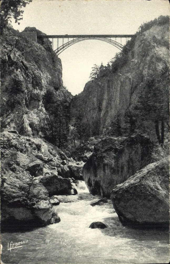 Most Baldy — Briançon — wyd. L. Francou - Awers