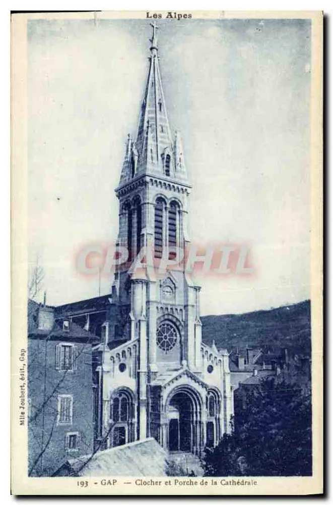 Gap — Turm und Portal der Kathedrale — Mile Joubert, Verleger, Gap - Vorderseite