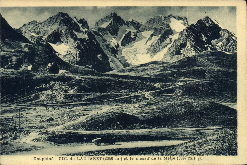 Dauphiné - COL DU LAUTARET (2056 m) und das Massiv der Meije (3987 m) — Verlag « Paysages » - Vorderseite