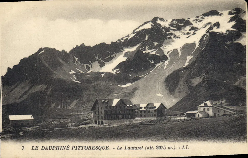 Das pittoreske Dauphiné — Le Lautaret (Höhe 2075 m.) — LL - Vorderseite