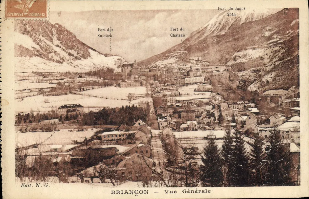 Briançon — Vista Geral — Edit. N.G. - Frente