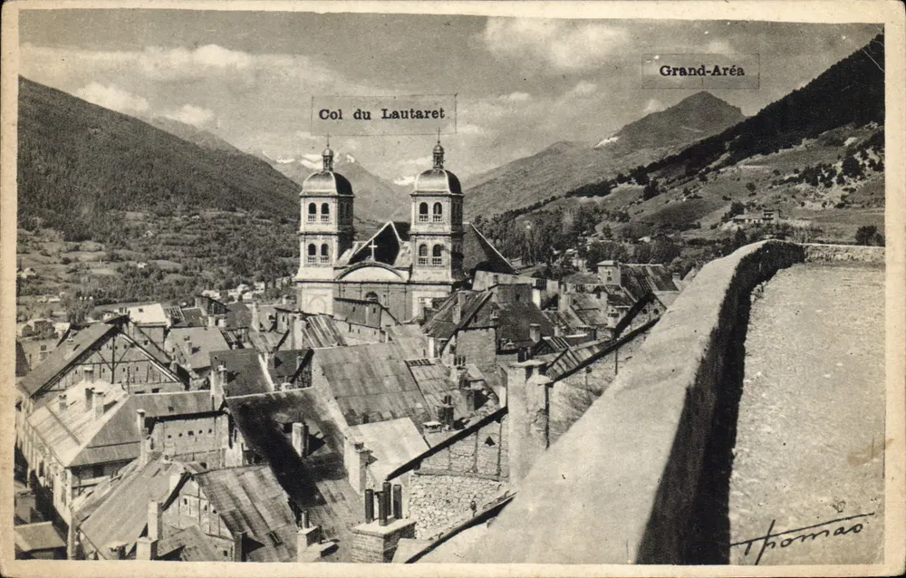 Col du Lautaret — Panoramablick — Edition Thomas, Briançon - Vorderseite
