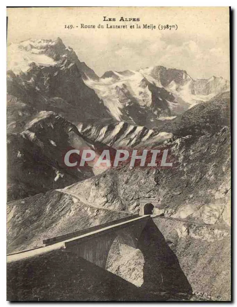 Die Alpen — Route du Lautaret und der Meije (3987m) — Die Alpen, n°149 - Vorderseite