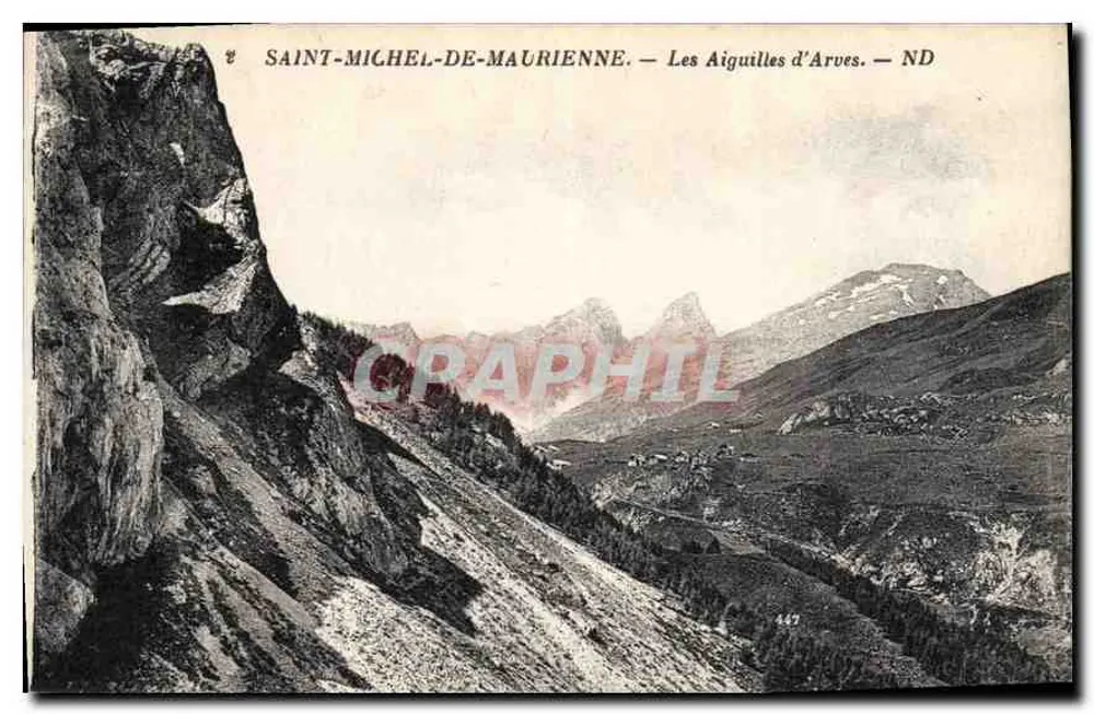 Saint-Michel-de-Maurienne — Les Aiguilles d'Arves — ND — Verlag Lévy et Neudrein, Paris - Vorderseite