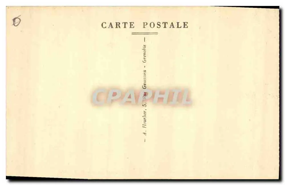 Der Galibier (2556 m.) — Das Chalet-Restaurant und der Meije (1982 m.) — A. Hourlier, 5, Rue Gaussien - Grenoble - Rückseite