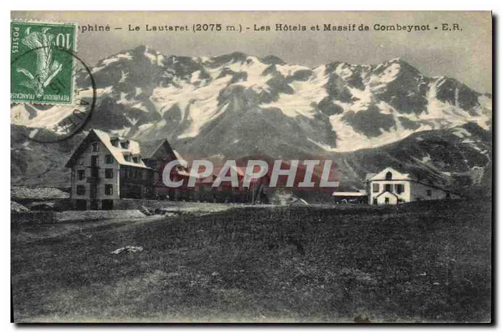Der Lautaret (2075 m) — Die Hotels und der Gombeynot-Massiv — E.R. - Vorderseite