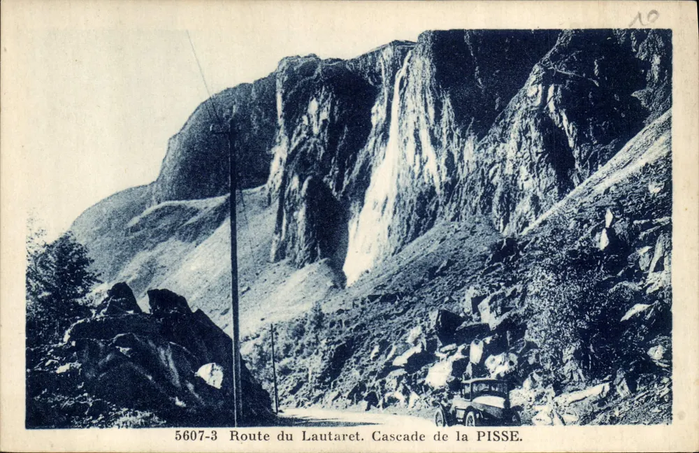 Rodovia do Lautaret — Cachoeira da Pisse — BOURILIER, Grenoble - Frente
