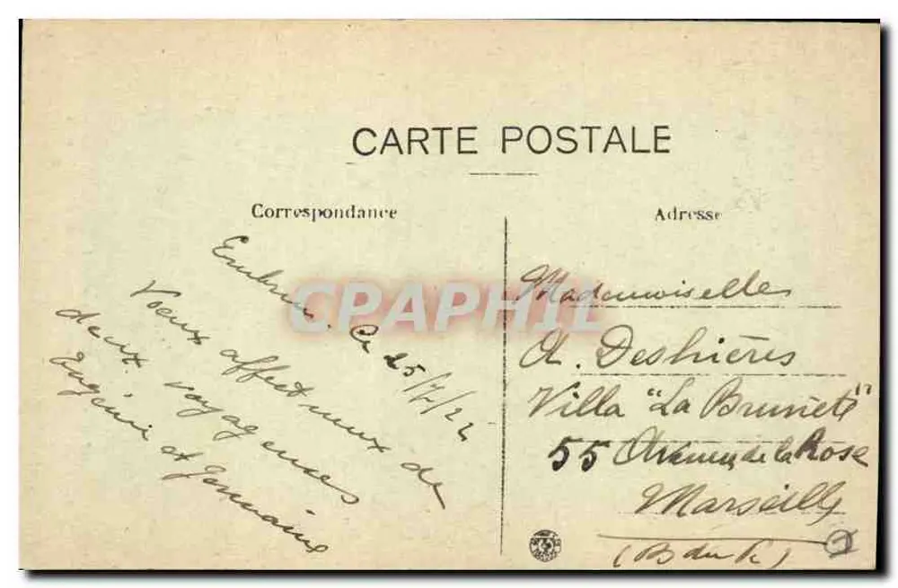 Embrun — Portal der Kathedrale (12. Jahrhundert) — E. Q. - Rückseite