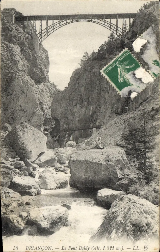 BRIANÇON — O Ponte Baldy (Alt. 1.391 m.) — LL. 53 - Frente