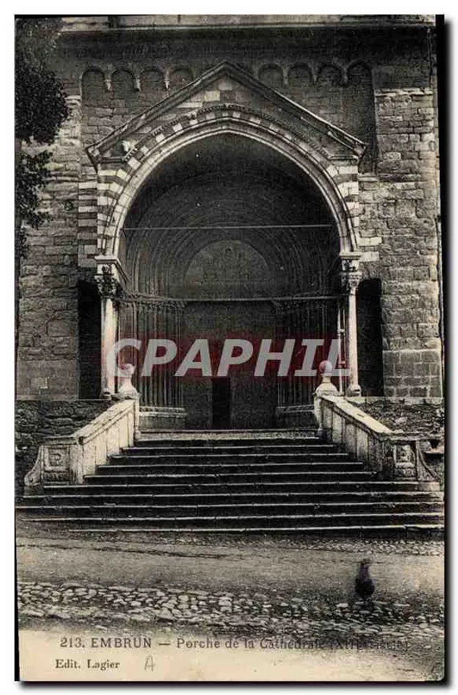 Embrun — Portal der Kathedrale — Edit. Lagier n°213 - Vorderseite