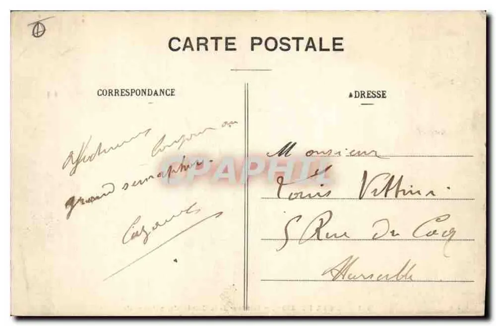 Embrun (870m) — Interior da Catedral, nave central — E.J.Q. n°522 - Verso