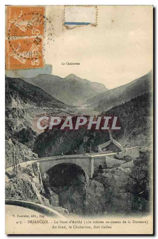 Der Asfeld-Brücke — 160 Meter über der Durance — V. Fournier, Verlag, BRIANCON - Vorderseite