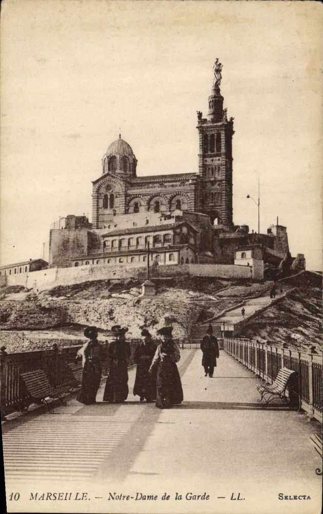 Marselha — Notre-Dame de la Garde — Selecta - Frente