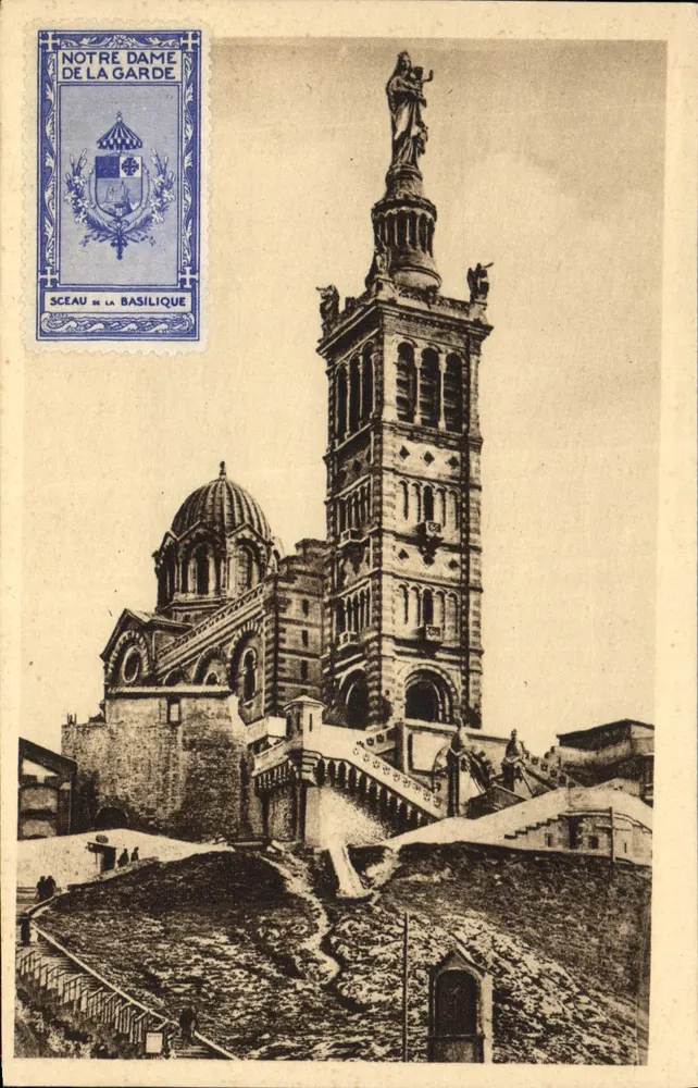 Notre-Dame de la Garde — Bazylika — Wydanie specjalne Bazyliki (1864) - Awers