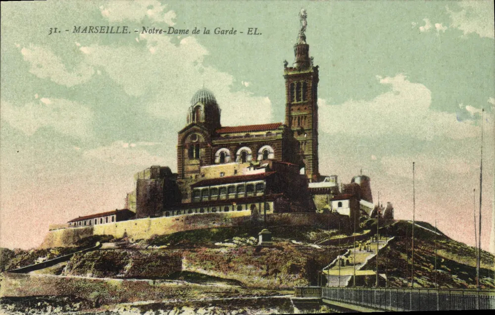 MARSEILLE - Nossa Senhora da Guarda - EL. - N°31 - Frente