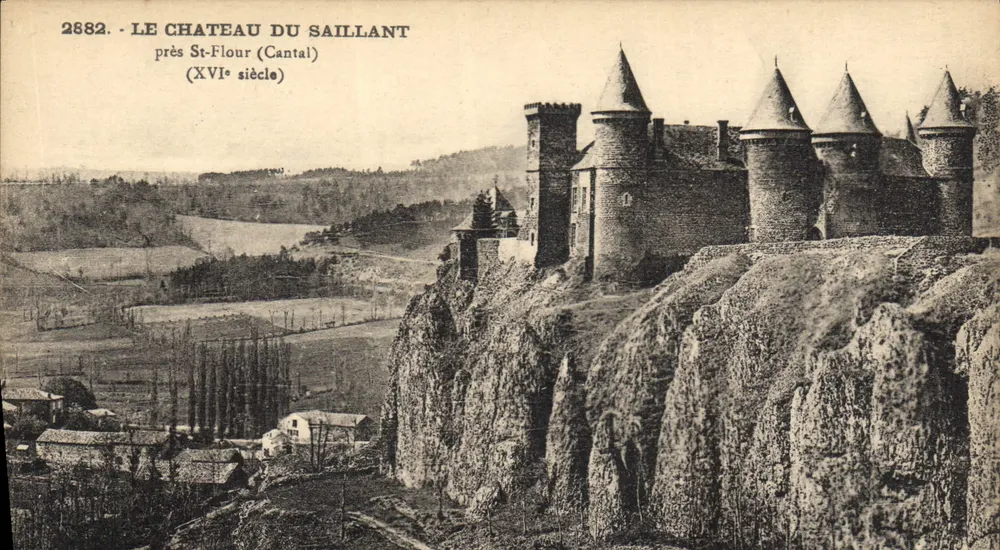 Schloss Saillant — in der Nähe von St-Flour (Cantal) — 16. Jahrhundert — n° 2882 - Vorderseite