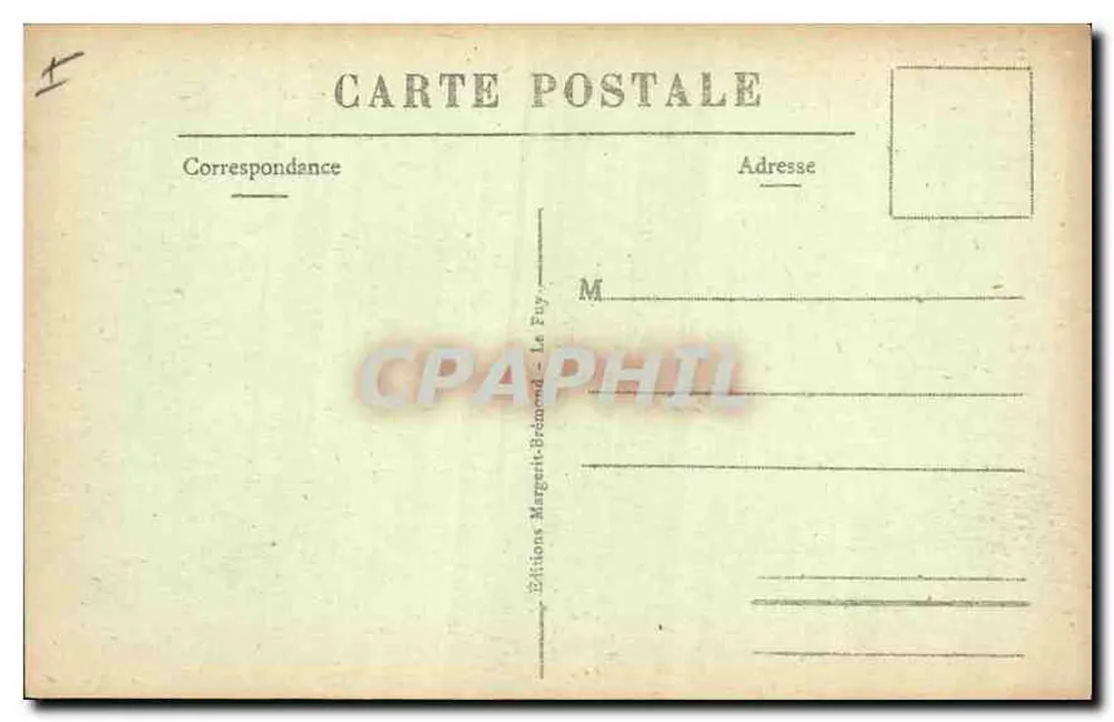 Schloss Saillant — in der Nähe von St-Flour (Cantal) — 16. Jahrhundert — n° 2882 - Rückseite