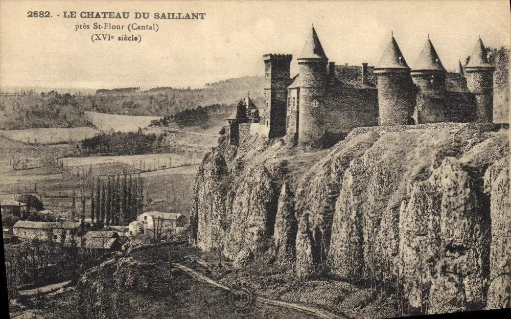 Schloss Saillant — nahe St-Flour (Cantal) — (16. Jahrhundert) — Margerit Brémont Edition, La Pry - Vorderseite