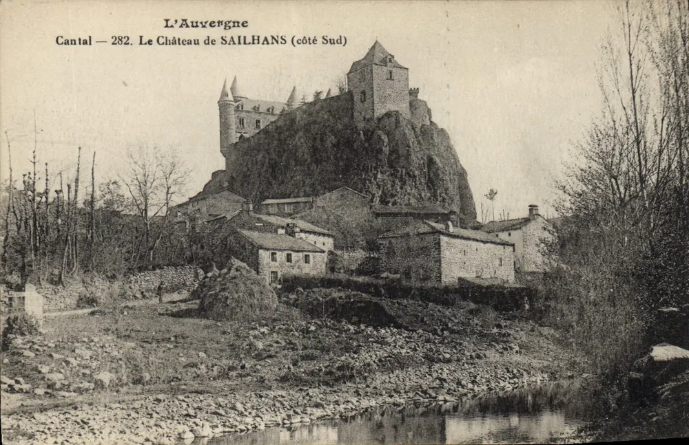 Schloss Sailhans (Südseite) — Cantal — L'Auvergne — n°282 - Vorderseite