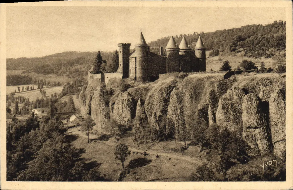 Schloss Saillans — Umgebung von Saint-Flour (Cantal) — Les Éditions d'Art 'Yvon', n°634 - Vorderseite
