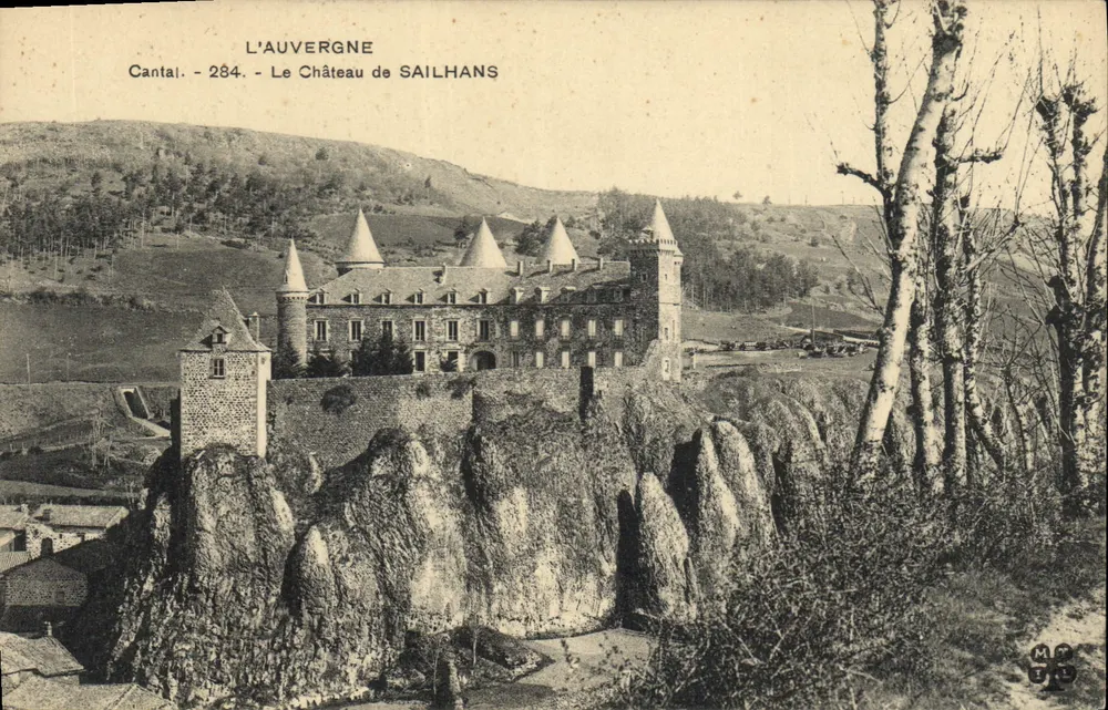 Schloss Sailhans — Cantal — L'Auvergne — Nr. 284 - Vorderseite