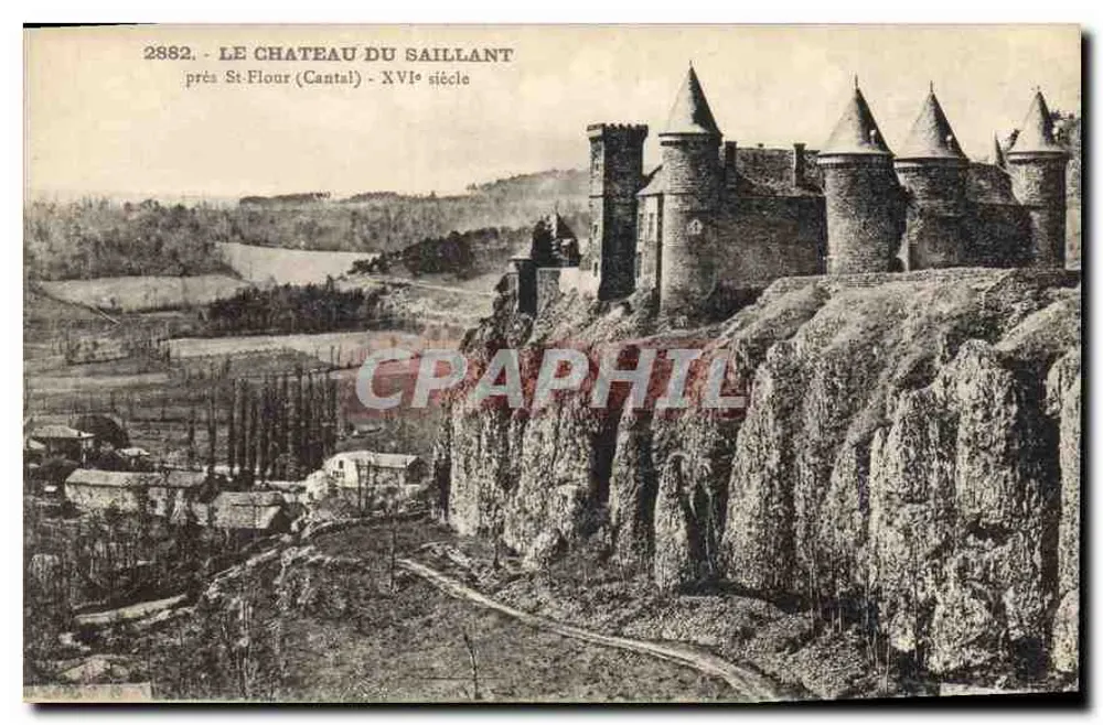 Schloss Saillant — nahe St Flour (Cantal) — 16. Jahrhundert — Editions Margerit-Bremond - Vorderseite
