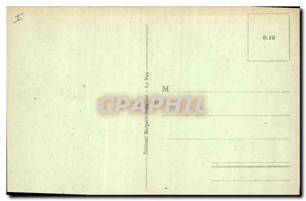 Schloss Saillant — nahe St Flour (Cantal) — 16. Jahrhundert — Editions Margerit-Bremond - Rückseite