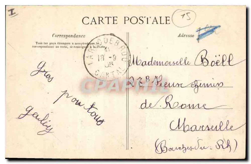 O Mont Mary — Vista panorâmica — L'Auvergne, n°135 - Verso