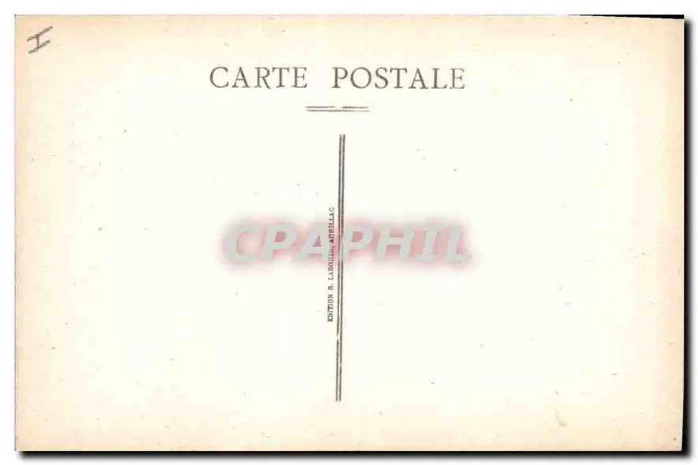 Das pittoreske Cantal — Gipfel des Puy-Mary (1787m) — Ausgabe R. Labouille-Athilliac - Rückseite
