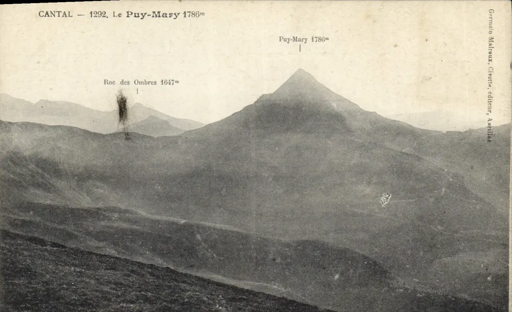 Cantal — Le Puy-Mary 1786m — German Mâleaux, editor, Auriac - Frente