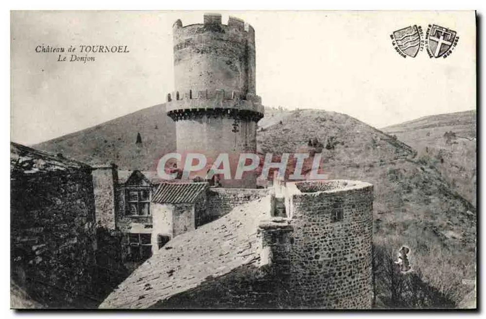 Castelo de TOURNOEL — O Donjon — Editor: La Maison de la Poste - Frente