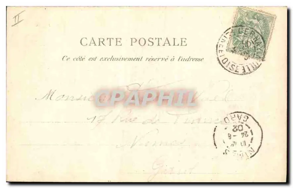 Abtei Vaux de Cernay — Die Rose — A. Bocandier, Verlag Versailles - Rückseite
