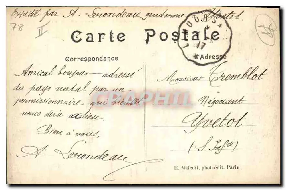 Vallée de Chevreuse - Vaux de Cernay (S.-&-O.) — Das Mühle und der Weg der Cascades — E.M. n°2569 - Rückseite