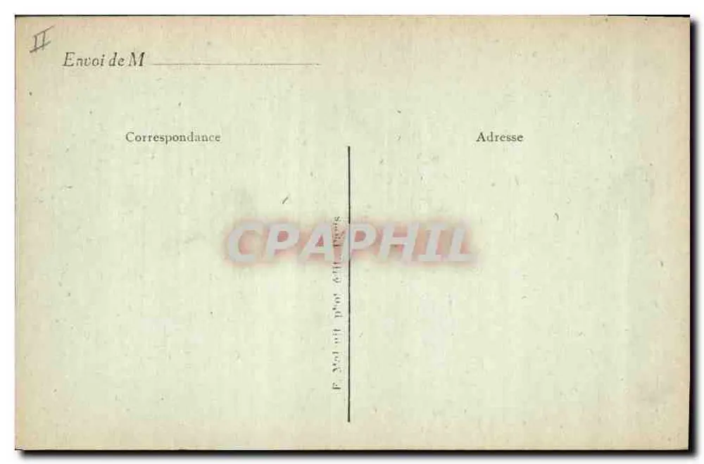 Abbaye des Vaux-de-Cernay — Ruínas e edifícios cobertos de lianças — E.M. n°2192 - Verso