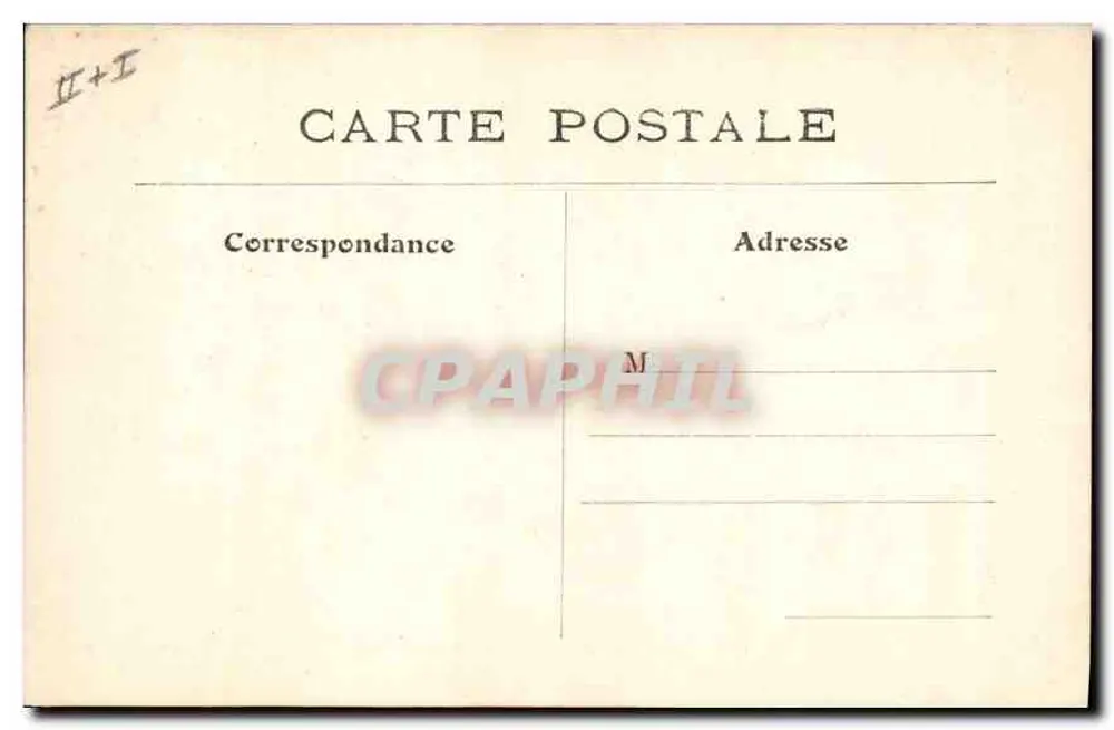 Les Vaux-de-Cernay — Ruinen der Abtei Cernay — Edition des Malers, Paris - Rückseite