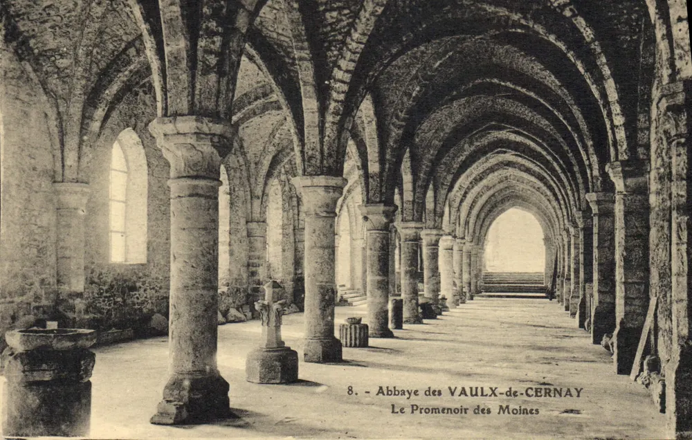 Abtei Vaulx-de-Cernay — Der Promenoir der Mönche — n°8 - Vorderseite