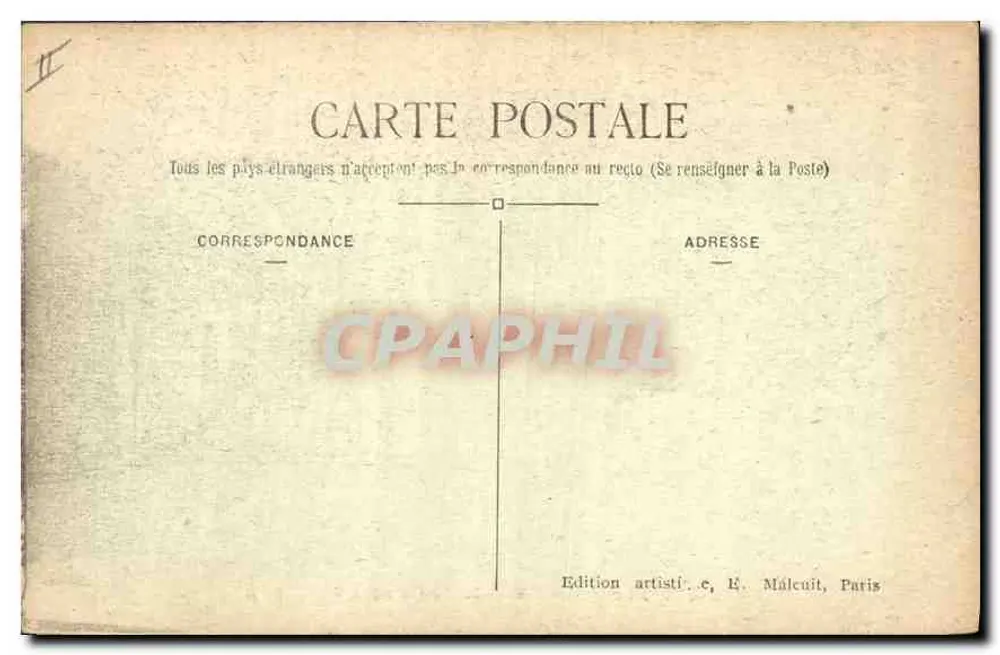 Abadia dos Vaux-de-Cernay — ruínas e edifícios cobertos de lierre — E.M. n°2192 - Verso