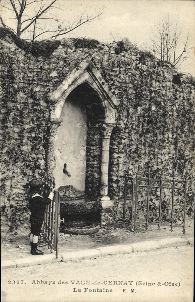 Abtei VAUX-de-CERNAY — La Fontaine — E. M. - Vorderseite